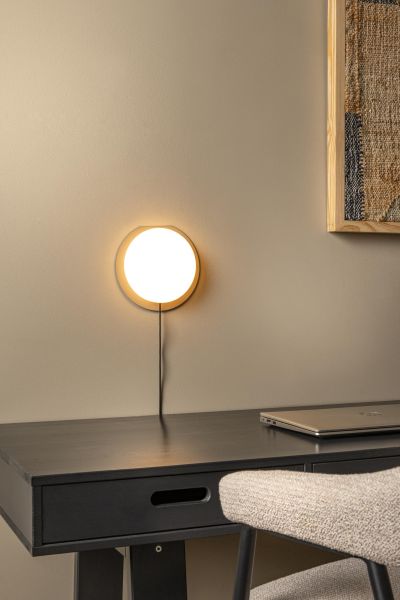 Lucide ALINDA - Table lamp - Ø 20 cm - LED Dim. - 1x9W 3000K - Taupe